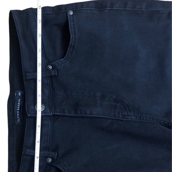 FLYING BANANA Women's Totally Shaping Curvy Stretchy Bootcut Flare Black Jeans - Picture 6 of 9